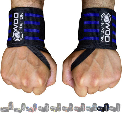 Wrist Wraps for Weightlifting, Professional Gym Wrist Straps W/Thumb Loop, Wrist Wraps for Men & Women, Wrist Support Wraps for Strength Training, Powerlifting & Bodybuilding