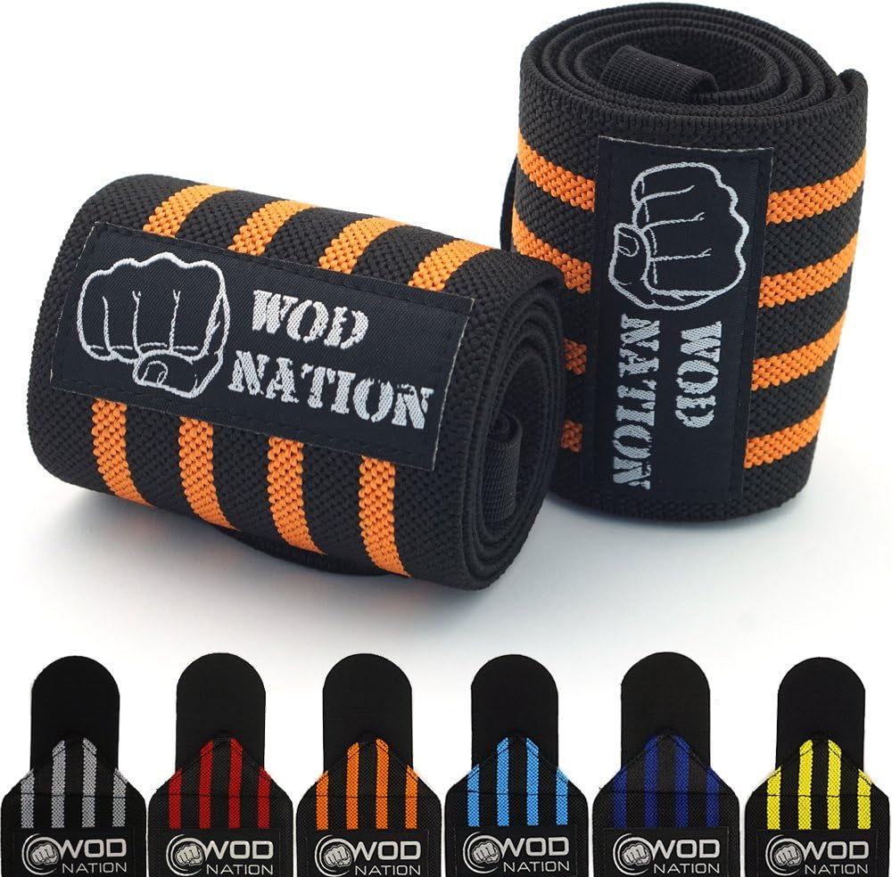 Wrist Wraps for Weightlifting, Professional Gym Wrist Straps W/Thumb Loop, Wrist Wraps for Men & Women, Wrist Support Wraps for Strength Training, Powerlifting & Bodybuilding